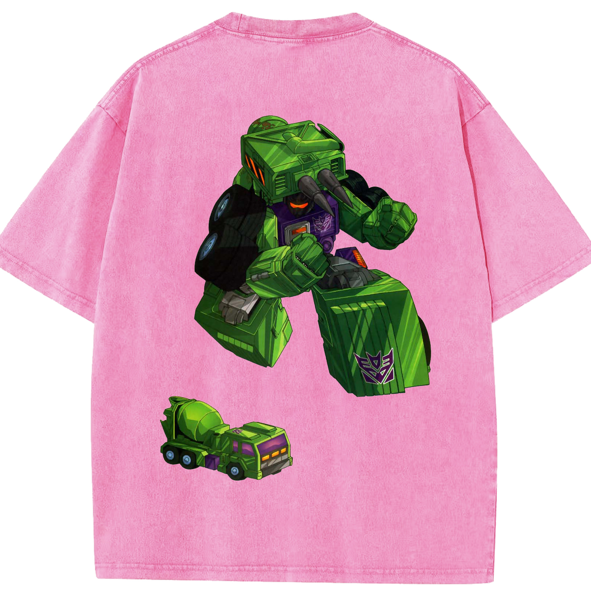 （画像用）  綿100% ヴィンテージ風 半袖Tシャツ（背面プリント）